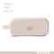 Custom Logo Printed Canvas Zipper White Makeup Bag Luxury Cotton Small Canvas Make up Bag Travel Cosmetic Bag Pencil Pouch