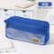 Blank Solid Color Customized Logo Wholesale Fashion Portable Pencil Case Small Student Oxford Pen Pencil Bag for School