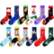 Xianghui Stock Both Male and Female Elk Santa Claus Snowflake Christmas Holiday Socks
