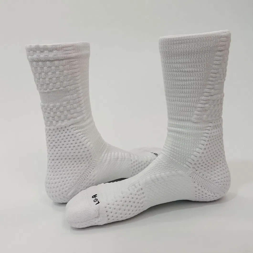 Wholesale Athletic Terry Thick Running Crew Men Basketball Maga Brand Sport Socks