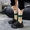 Xinanghui Striped Pattern Embroidery High Quality Thick Women Socks