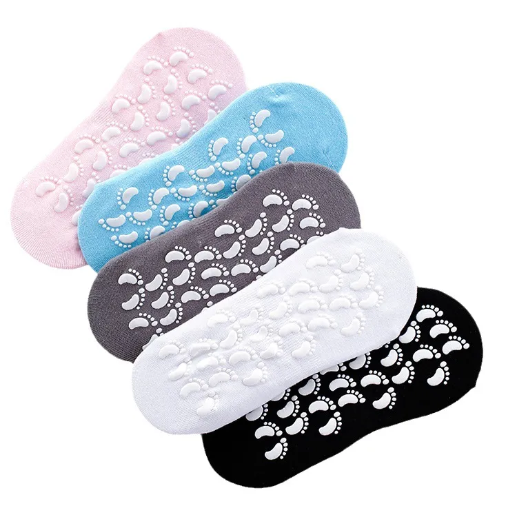 Men's and Women's Yoga Indoor Floor Cotton Non-Slip Ankle Socks