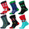 Xianghui Wholesale Custom Logo Jacquard Luxury Design Men Tube Socks