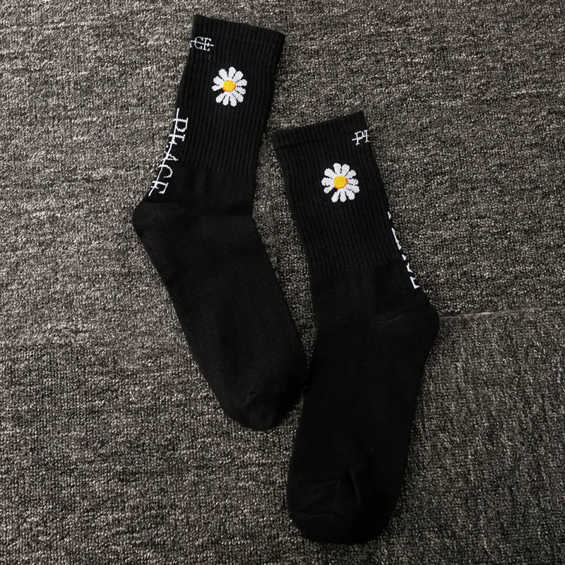 Xianghui Women's Socks Korea Funny Long Black Cool Socks