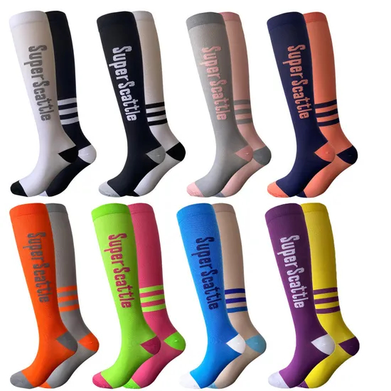 Xianghui Breathable 100% Cotton High Compression Socks for Women and Men