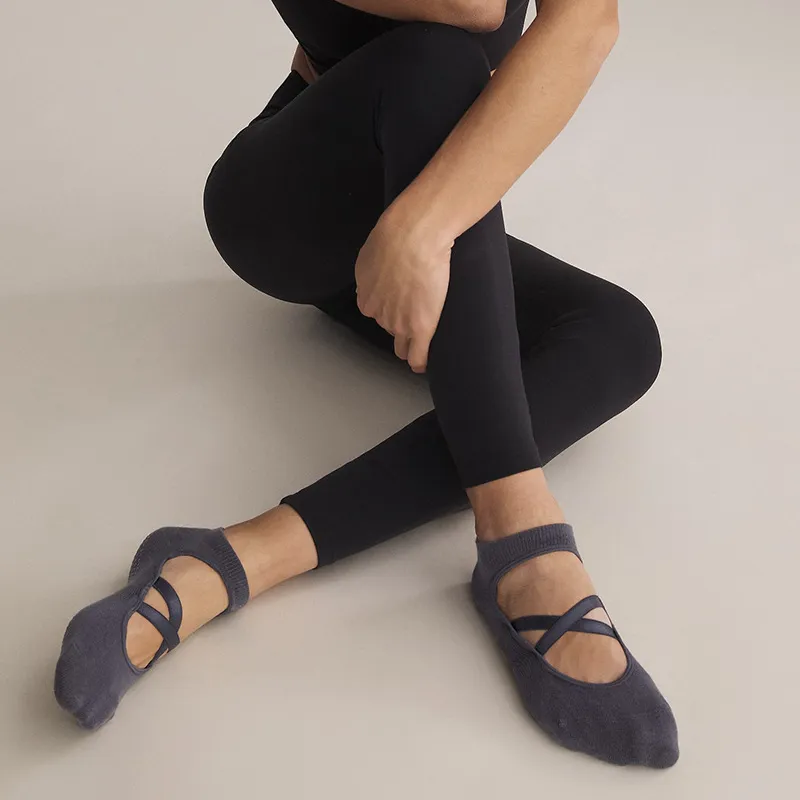 Xianghui Wholesale Set Women's Exercise Pilates Cotton Non-Slip Home Floor Yoga Socks