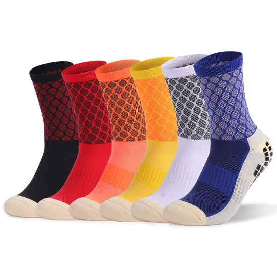 Hot Selling Breathable High Quality Logo Compression Football Grip Socks