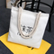 Customize Logo Canvas Fabric Reusable Shopping Bag Supermarket Portable Polyester Bag