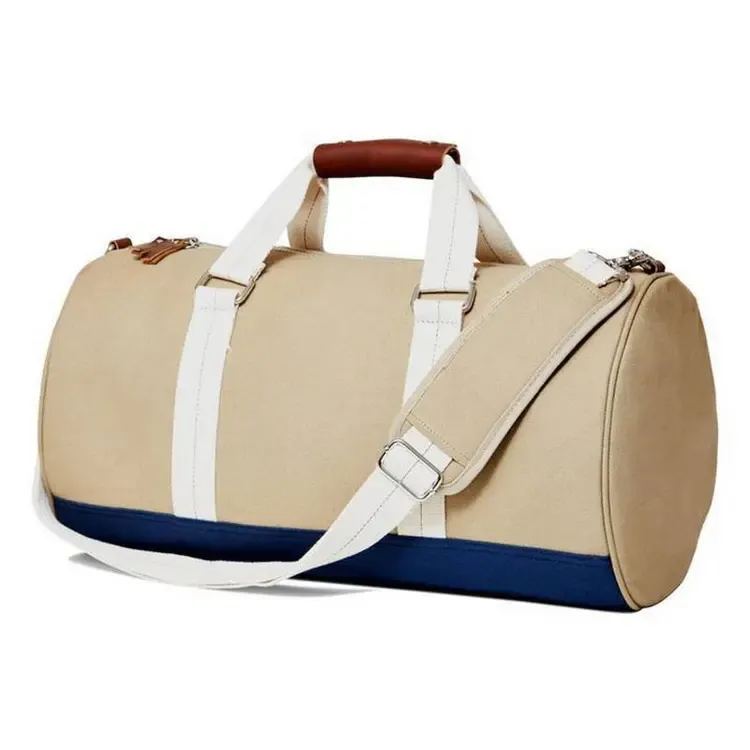 Xianghui Travel Duffle Bag Customized Cotton Canvas Sports Gym Wholesale Duffel Bags