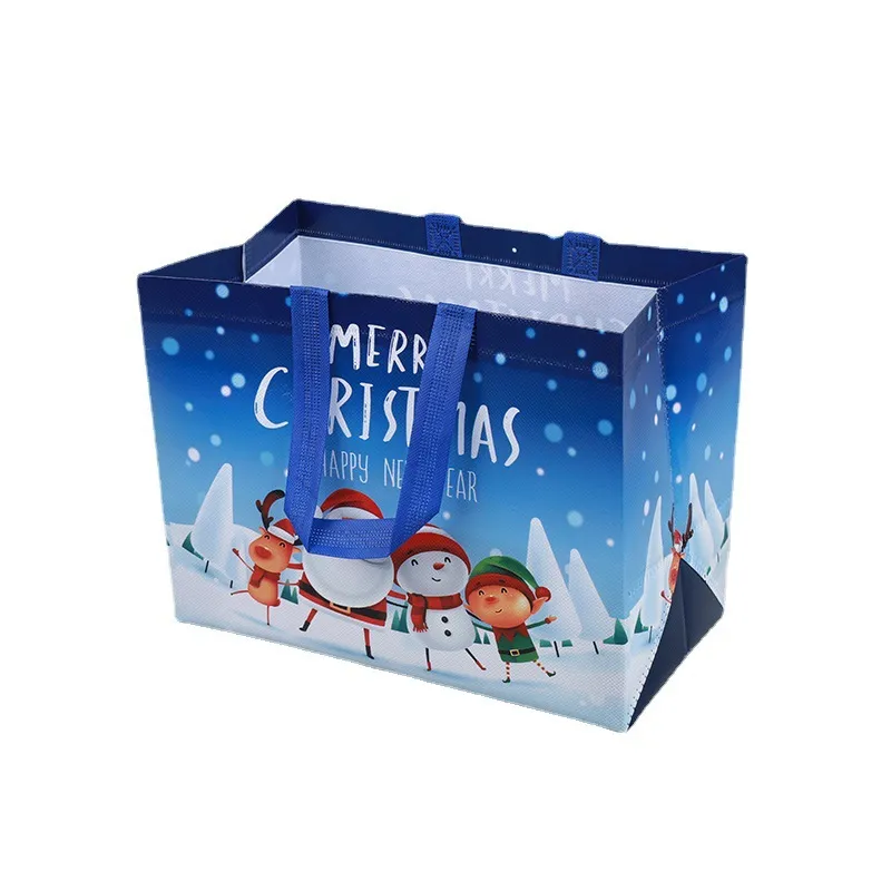 Xianghui Christmas Gift Bag Non-Woven Film Cartoon Environmental Protection Shopping Bags