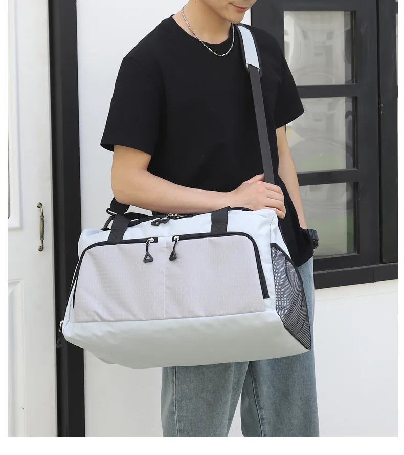 Xianghui Lightweight Low MOQ Large Bag Fitness Bag with Large Opening Dry and Wet Separation Independent Shoe Compartment