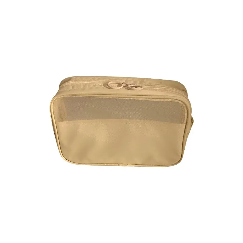 Xianghui Custom Makeup Bag Portable PU Leather Waterproof PVC Travel Make up Cosmetic Bag