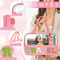 Xianghui Embroidery PVC Letter Makeup Cosmetic Bag Waterproof Travel Storage Bag