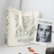 Xianghui Morris Oil Painting Vintage Tote Bag Large Capacity Zipper Canvas Bag