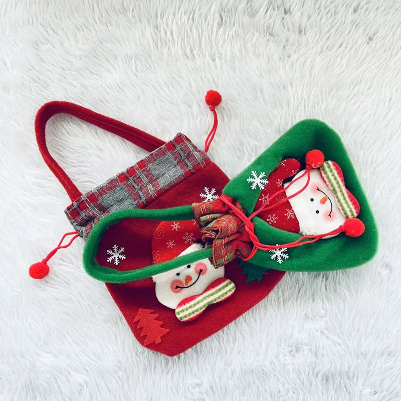 Xianghui Santa Claus Christmas Easter Gift Bag Non-Woven Pouch Bags
