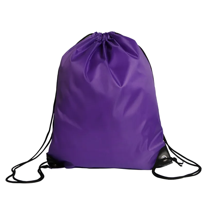 Xianghui Custom Promotional Polyester Drawstring Bag Bunched Pocket Nylon Bag
