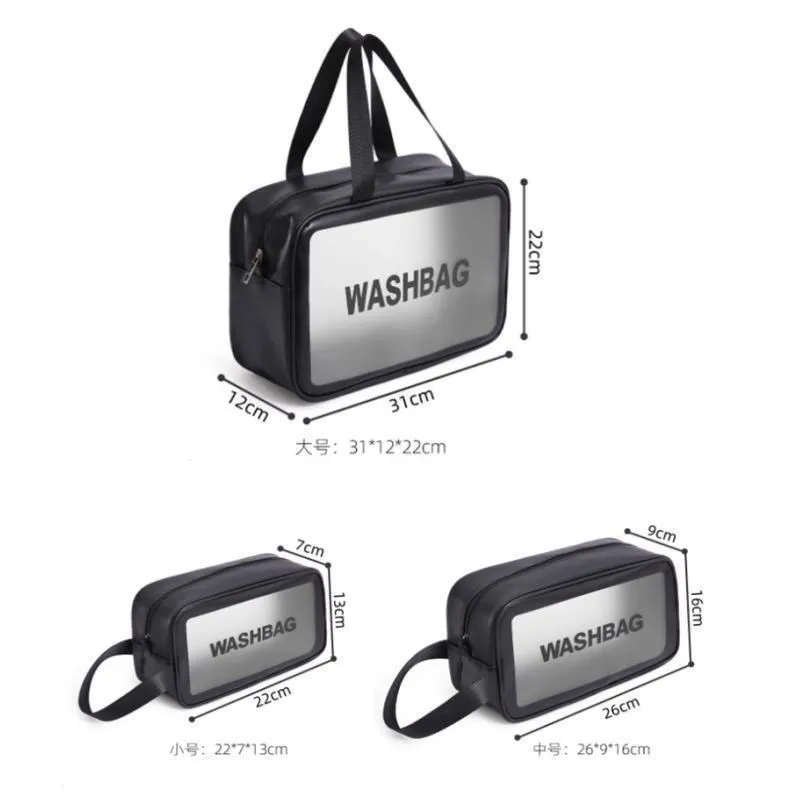 Xianghui Cosmetics Portable Storage Bag Three-Piece Set of Toiletries Wholesale Makeup Cosmetic Bag