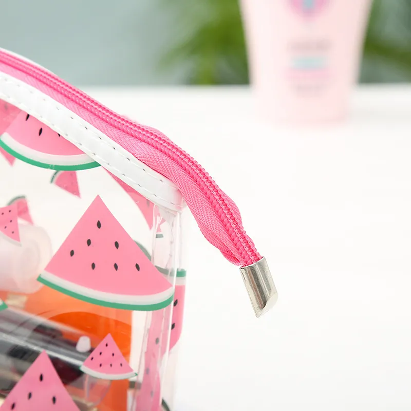 Xianghui OEM Transparent Make up Window PU/PVC Cosmetic Bag Waterproof Travel Beauty Makeup Bag