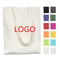 2023 Custom Print Logo Shopping Recycled Cotton Canvas Tote Bag
