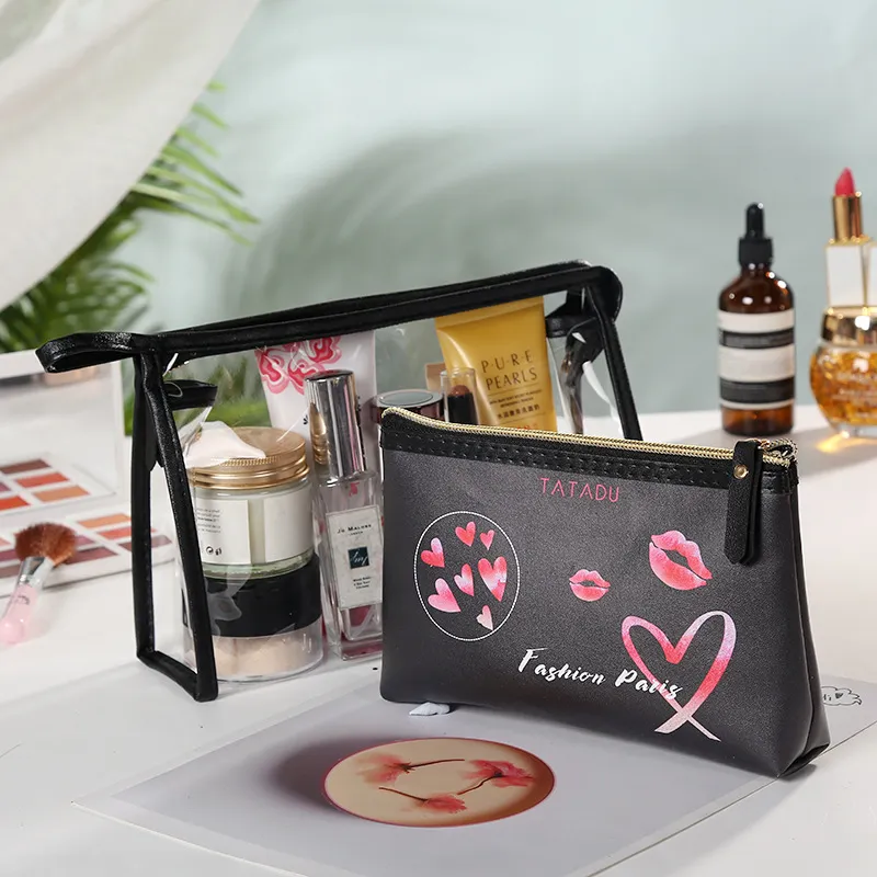 Waterproof Toiletries Travel Bag Customize Logo Bags PVC EVA Makeup Cosmetic Bags