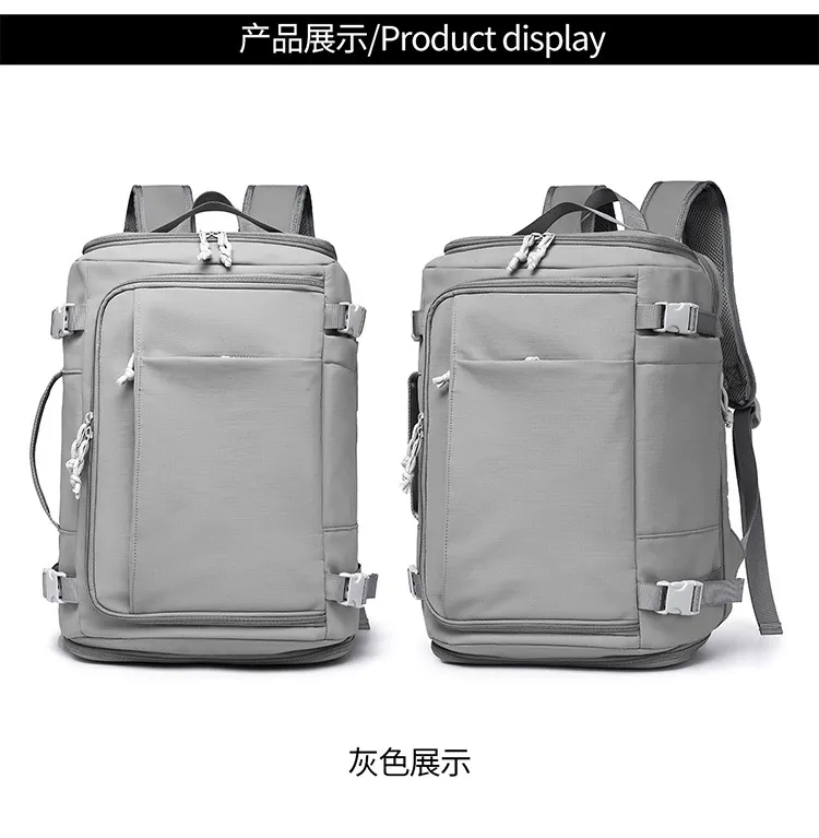 Xianghui Unisex New Backpack Foreign Trade Sports Bag Business Travel Bag with Shoe Compartment Expandable Design Gym Bag