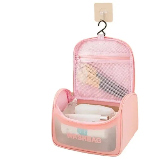 Xianghui New Transparent Women Makeup Bag Large Clear PVC Cosmetic Waterproof Makeup Cosmetic Bag