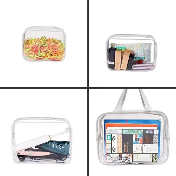 Factory Custom Logo Women PVC Makeup Cosmetic Pouch Travel Promotional Leather PU Cosmetic Bag