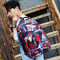 Fashion Joker Water-Splashing Men's Large-Capacity Computer Schoolbags Outdoor Travel Backpacks