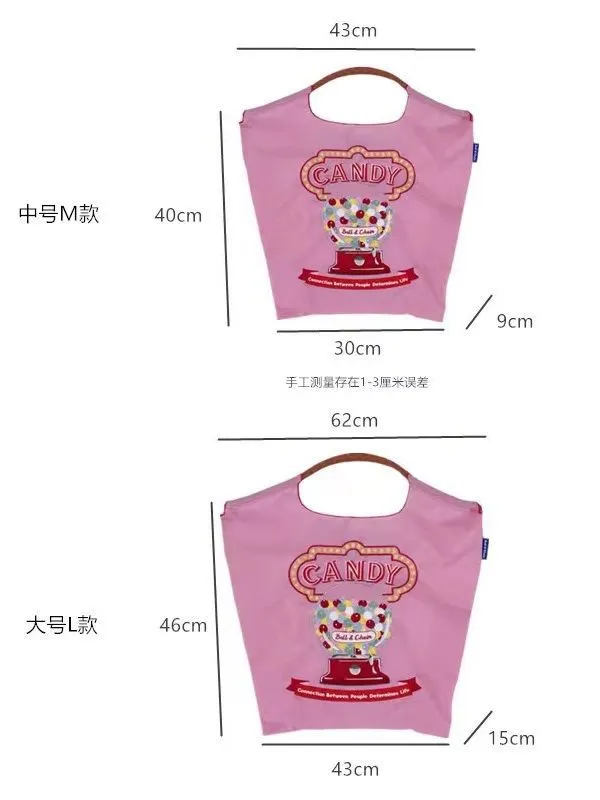 Xianghui Embroidery Shopping Nylon Handbag Single Shoulder Simple Environmental Protection Bags