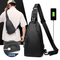 Wholesale Outdoor Large-Capacity Men's Chest Bag Fashion Simple Leisure Trend Shoulder Messenger Bag