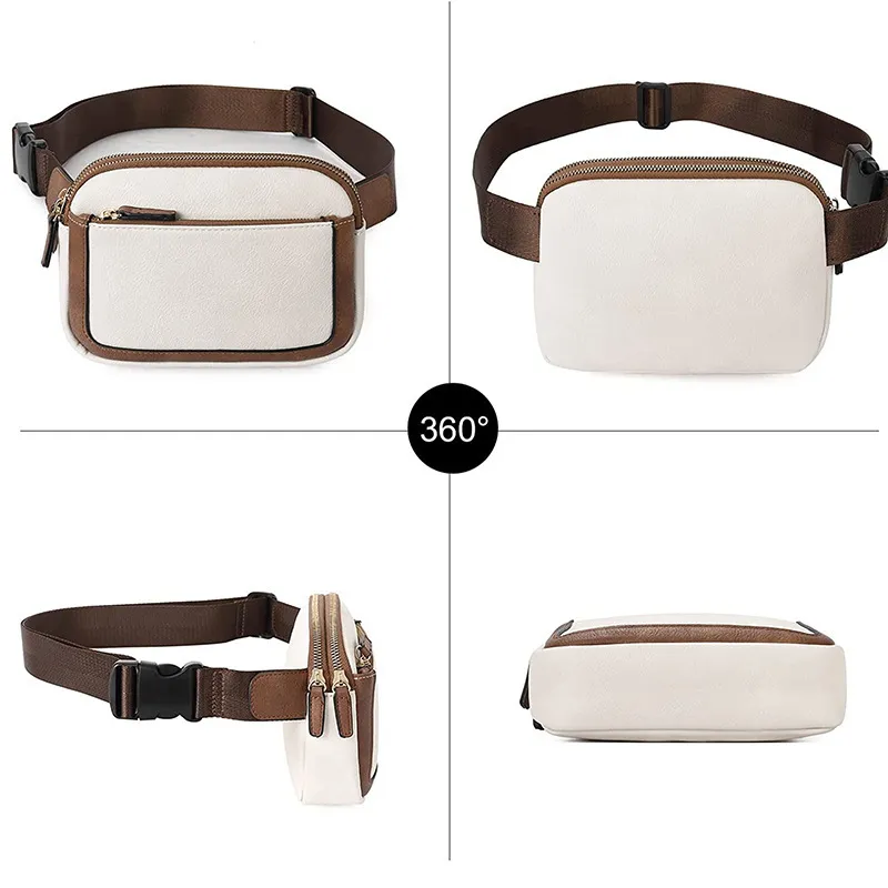 Custom Logo Oxford Sports Running Side Belt Hip Leg Messenger Bum Belt Sling Chest Crossbody Fanny Pack Men's Bag Waist Bags