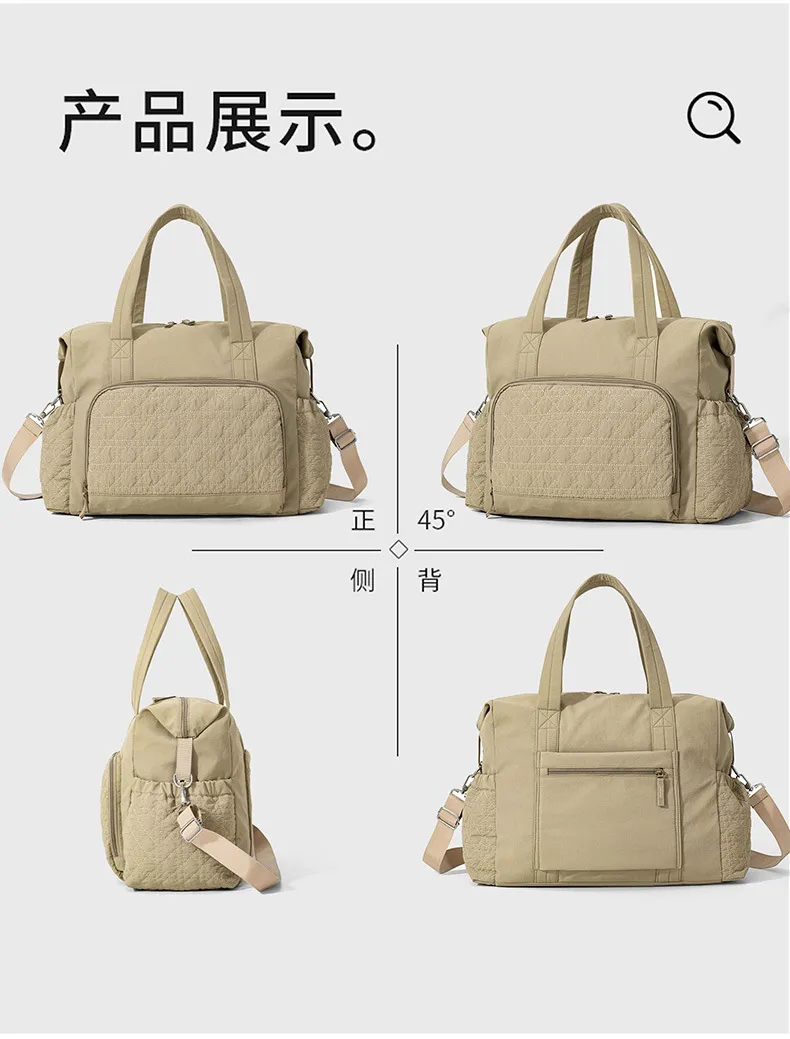 Xianghui Fashion Large Capacity Travel Bag Wet Dry Separate Crossbody Yoga Gym Bag Tote Diaper Bag