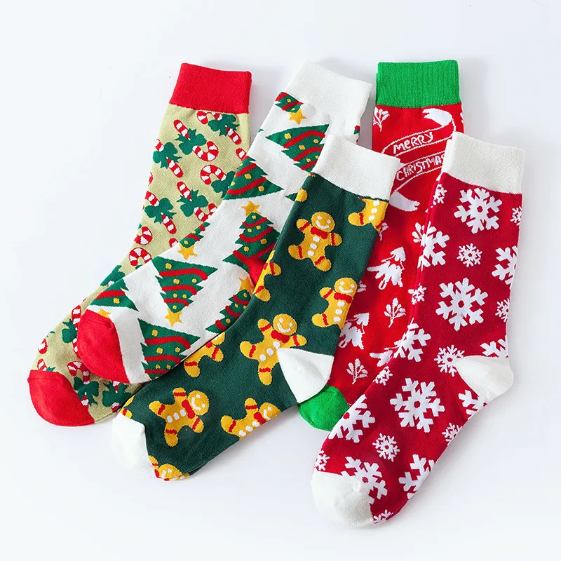 Xianghui Christmas Cotton Crew Cute Lovely Funny Beautiful Gift Holiday Socks
