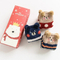 Xianghui Children's Christmas Plush Thick Gift Kids Warm Socks