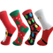 Xianghui Crew Casual Fashion Logo Fun Cotton Mens Socks Christmas Custom