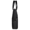 Xianghui Black Large Capity Briefcase with Pockets on The Side Simple Business Handbag