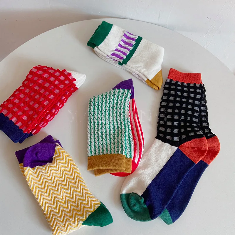 Xianghui Can Custom Solid Color High Stockings Trendy High Stockings Socks