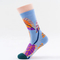 Xianghui Womens Vintage Classic Beautiful Flowers Casual Crew Socks Stocking