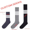 Xianghui High Quality Custom Design Embroidered Men Logo Custom Socks