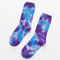 Xianghui Custom Funny Tube Cotton Crew Tie Dye Happy Socks for Unisex