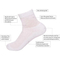 Xianghui Bamboo Diabetic Half Cushion Non-Binding Quarter Socks