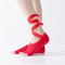 Xianghui Women Peep-Toe Yoga Anti-Slip Bandage Sports Ladies Girls Dance Socks