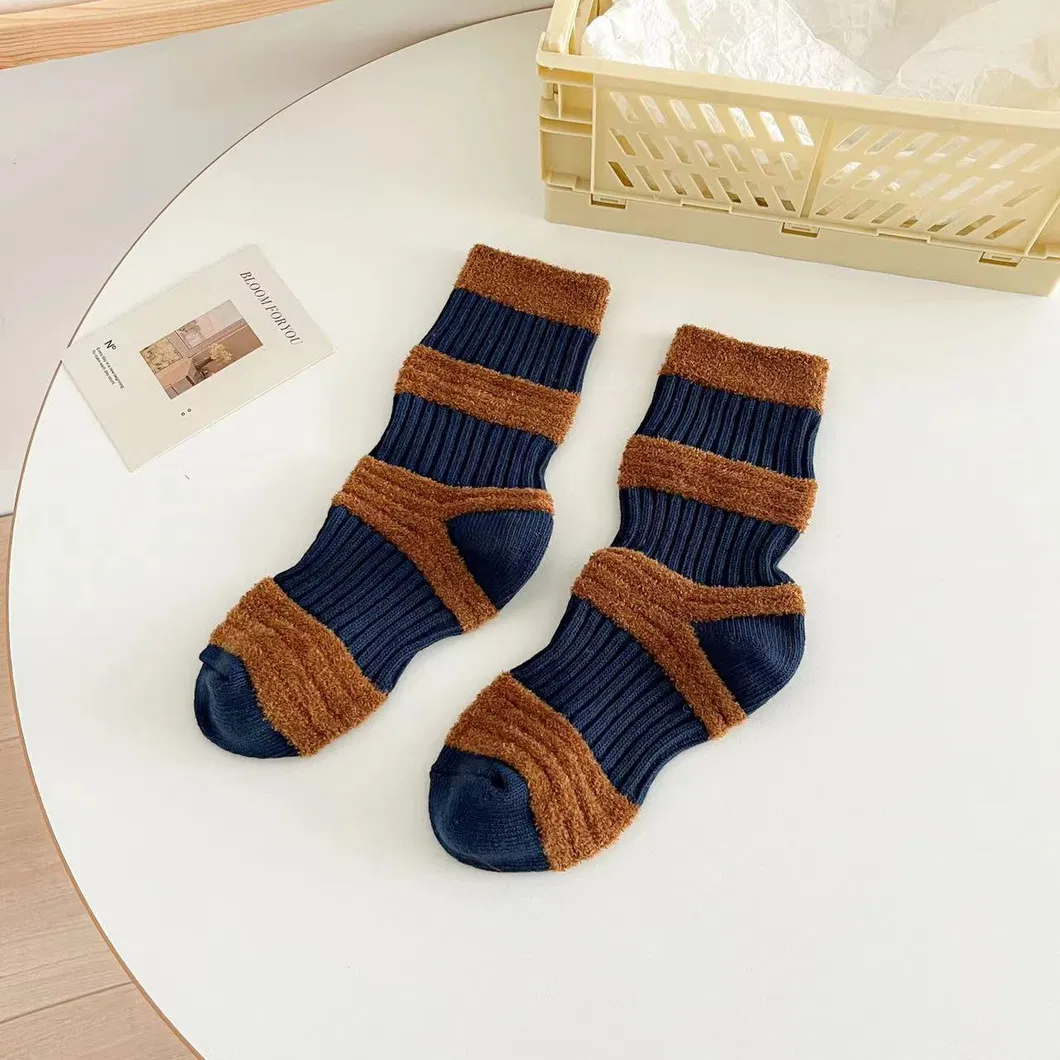 Xinanghui Custom Wholesale Socks Winter Crew Custom Breathable Soft Warm Socks Women