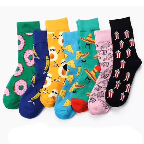 Xianghui Women's Funny Cotton Sweet Food Colorful Birthday Gift Socks