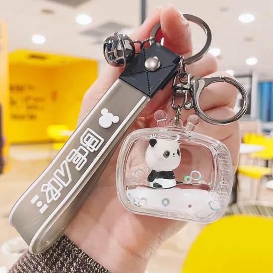 Xianghui New Design Acrylic Panda Ornaments Customize Gift Decorations Keychain