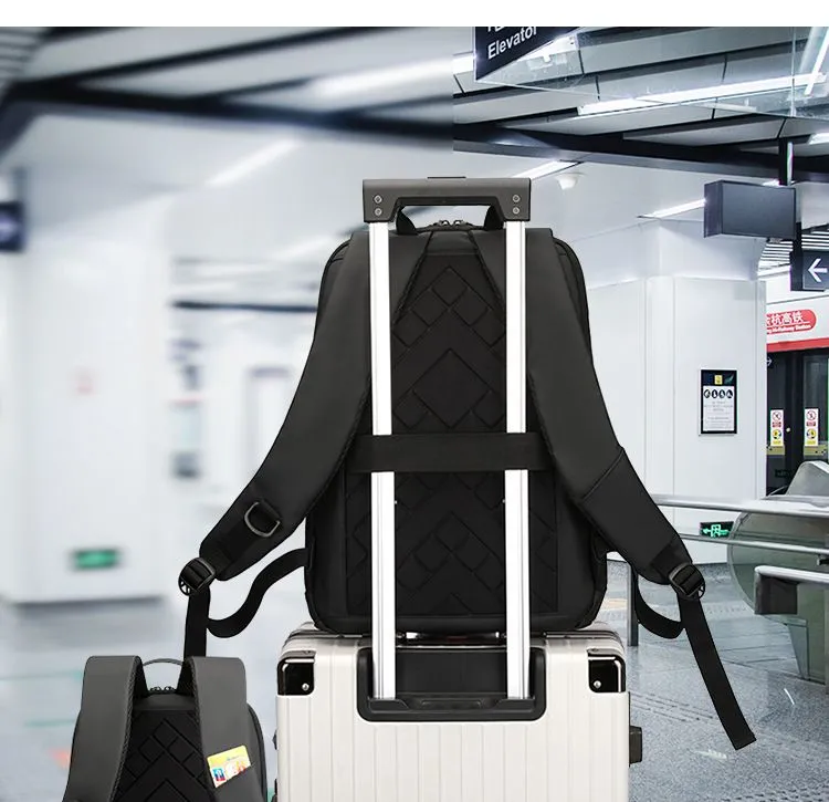 Xianghui New Business Travel Backpack Fashionable 15 Inch Laptop Bag Casual Backpack