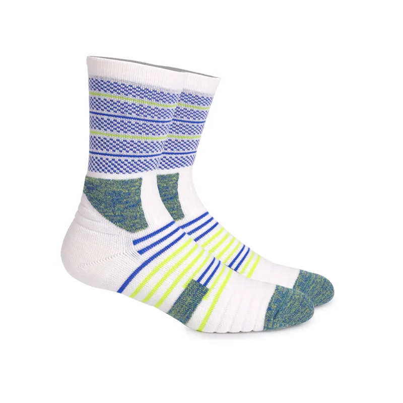 Xianghui Terry High Quality Cotton Athletic Running Basketball Sport Crew Men Socks