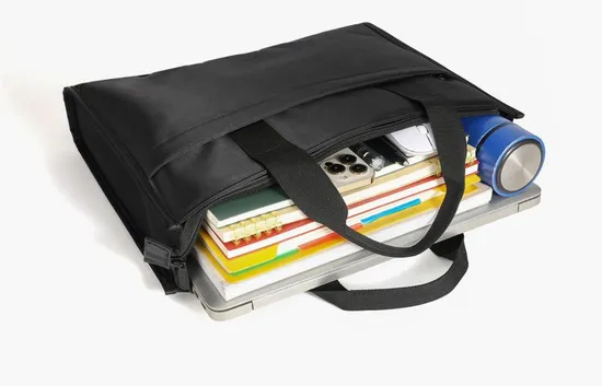 Xianghui Handheld Business Trips Men's Office Casual Handbag Oxford Cloth Briefcase