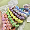 Xianghui Fashion Beautiful Shine Custom Heart Design Colorful Love Bracelet Acrylic Keychain