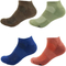 Xianghui Men's Bamboo Fiber Colored Sports Superior Wicking Athletic Ankle Socks